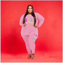 Load image into Gallery viewer, Fashion printing two-piece suit(AY1388)