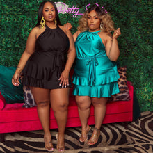 Load image into Gallery viewer, Sexy solid color fungus fringe dress(AY1977)