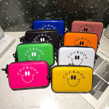 Load image into Gallery viewer, Trendy square box-shaped smiley crossbody bag(AB2035)