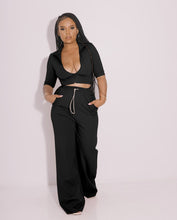 Load image into Gallery viewer, Solid color zipper long-sleeved trousers casual suit(AY1304)