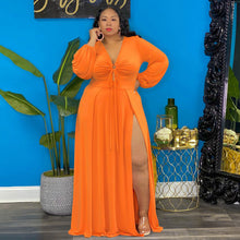 Load image into Gallery viewer, Sexy slit cutout lace-up dress(AY1718)