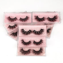 Load image into Gallery viewer, New 25mm 3D mink false eyelashes AH5009