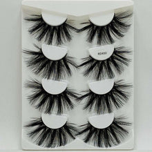 Load image into Gallery viewer, 25mm mink eyelashes(4 pairs)