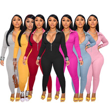 Load image into Gallery viewer, Sexy Color block Jumpsuit(AY1724)