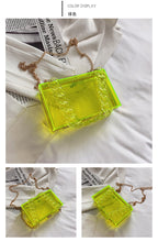 Load image into Gallery viewer, Acrylic portable small square bag AB2082