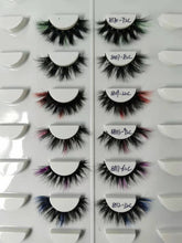 Load image into Gallery viewer, Color Mink Hair False Eyelashes (1pair ) AH5058