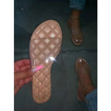 Load image into Gallery viewer, Hot selling one-word transparent slippers