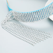 Load image into Gallery viewer, Fashion rhinestone tassel headband(AE4102)