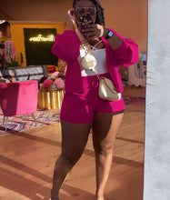 Load image into Gallery viewer, Fashion solid color casual cardigan suit(AY1973)