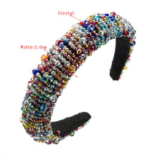 Load image into Gallery viewer, Hand Beaded Crystal Headband(AE4101)