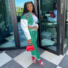 Load image into Gallery viewer, Letters printed baseball uniform sports suit(AY1435)