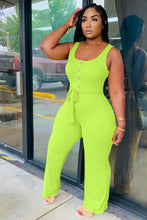 Load image into Gallery viewer, Summer Stitching wide-leg jumpsuit AY1007