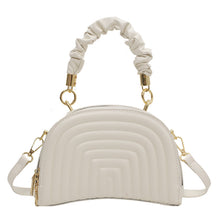 Load image into Gallery viewer, Fashionable pleated half round messenger bag(AB2066)