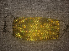 Load image into Gallery viewer, Fashion rhinestone decorative face mask(AE4103)