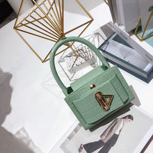 Load image into Gallery viewer, Fashion triangle metal messenger mini bag(AB2041)