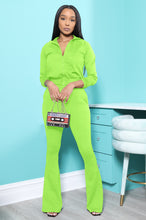 Load image into Gallery viewer, Fashion casual solid color flared pants suit(AY1296)