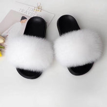 Load image into Gallery viewer, Fashion Solid color fur slippers