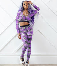 Load image into Gallery viewer, New casual striped printed long-sleeved vest two-piece suit(AY1252)