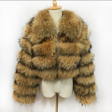Load image into Gallery viewer, Hot sale lapel faux fur short coat(AY1356)