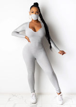 Load image into Gallery viewer, Solid color V-neck tights(AY1223)