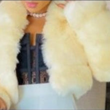 Load image into Gallery viewer, Faux Fur Jacket Faux Fox Fur Long Sleeve(AY1358)