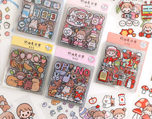 Load image into Gallery viewer, oil rabbit diary cute waterproof sticker(AE4034)