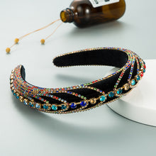 Load image into Gallery viewer, Fashion rhinestone chain headband(AE4100)