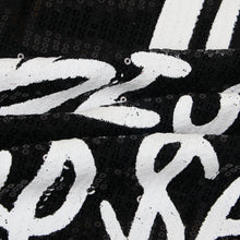 Load image into Gallery viewer, Sexy Lettering Sequin Pack Hip Dress(AY1747)