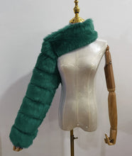 Load image into Gallery viewer, Trendy faux fur shawl jacket(AY1361)