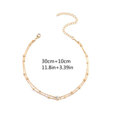 Load image into Gallery viewer, Sexy Flash Diamond Pendant Tassel Necklace Chest Chain(AE4089)