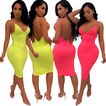 Load image into Gallery viewer, Sexy halter strap dress(AY1426)
