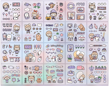 Load image into Gallery viewer, oil rabbit diary cute waterproof sticker(AE4034)