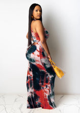 Load image into Gallery viewer, Colorful tie-dye loose dress AY1048
