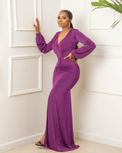 Load image into Gallery viewer, Sexy long-sleeved solid color dress(AY1236)