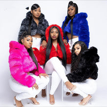 Load image into Gallery viewer, Faux Fur Jacket Faux Fox Fur Long Sleeve(AY1358)