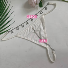 Load image into Gallery viewer, Rhinestone letter panties(AY1634)