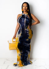 Load image into Gallery viewer, Colorful tie-dye loose dress AY1048