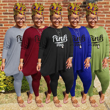 Load image into Gallery viewer, Casual printing autumn long sleeve two-piece suit(AY1230)