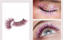 Load image into Gallery viewer, Hot selling 25MM colored mink false eyelashes(A11113)