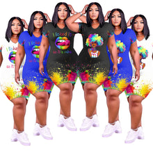 Load image into Gallery viewer, Hot personality printed dress AY1084