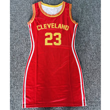 Load image into Gallery viewer, Sleeveless letter print casual jersey dress(AH2126)