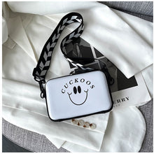Load image into Gallery viewer, Trendy square box-shaped smiley crossbody bag(AB2035)