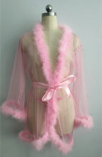 Load image into Gallery viewer, Sexy plush lace cropped nightgown(AY1679)