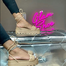Load image into Gallery viewer, Hot woven lace sandals HPSD045