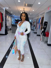 Load image into Gallery viewer, Sexy sequined velvet stitching suit(AY1546)