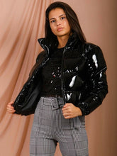 Load image into Gallery viewer, Solid color mirror zipper jacket(AY1491)