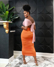 Load image into Gallery viewer, Skinny Strapless color matching sexy dress AY2019