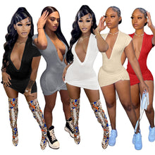 Load image into Gallery viewer, Deep V sexy dress AY2016