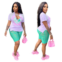 Load image into Gallery viewer, Tassel print slim fit multicolor T-shirt AY2006