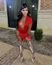 Load image into Gallery viewer, Deep V sexy dress AY2016